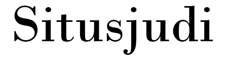 Situsjudi